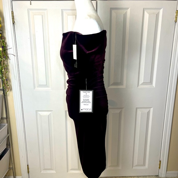 X by escape, deep, purple velvet gown - Picture 7 of 10